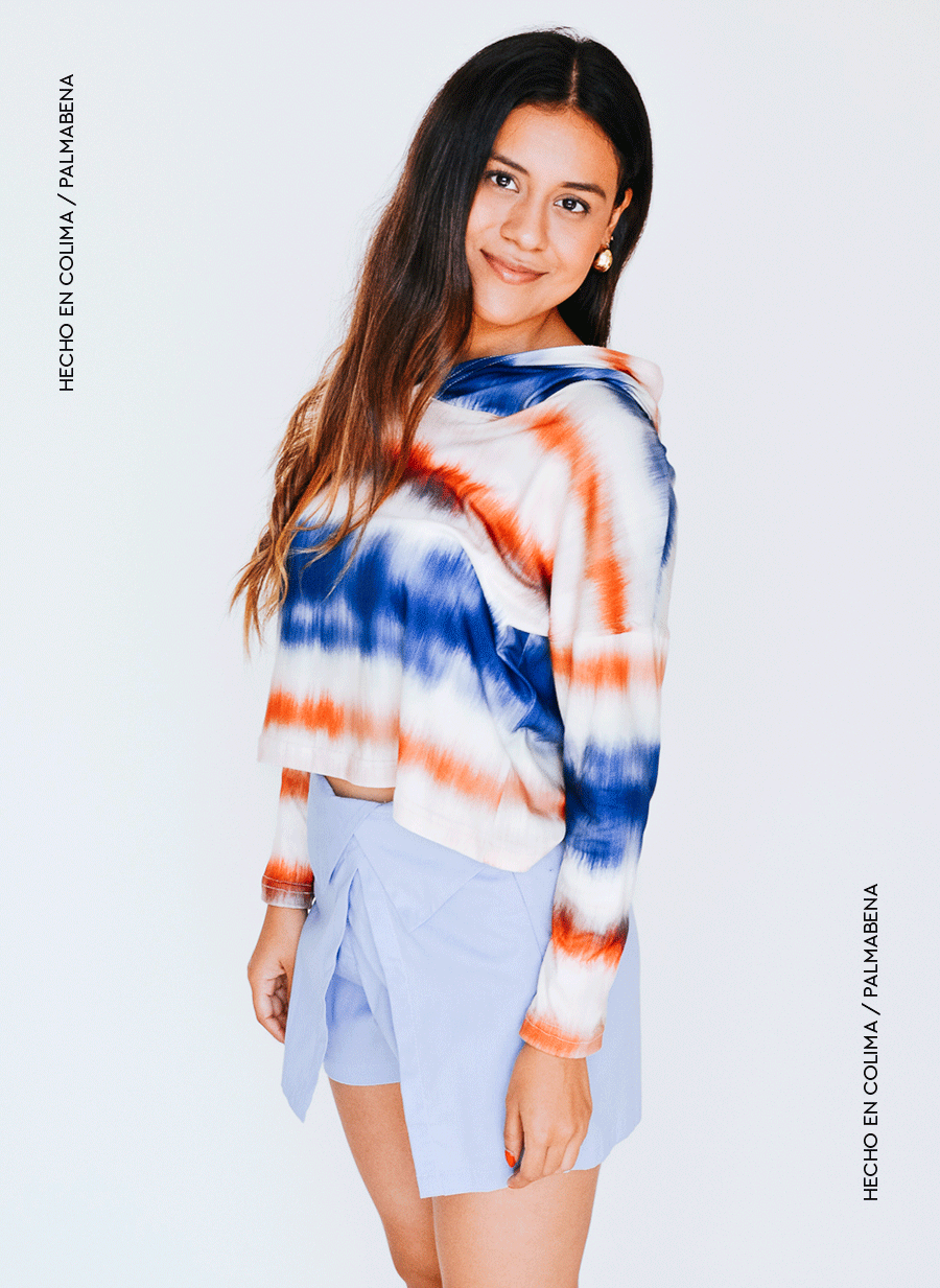 Top hoodie tie dye - 1B-107
