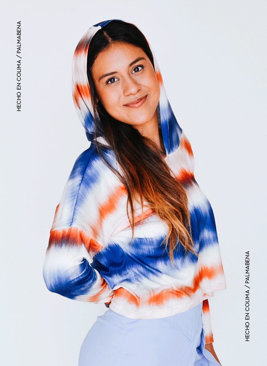 Top hoodie tie dye - 1B-107