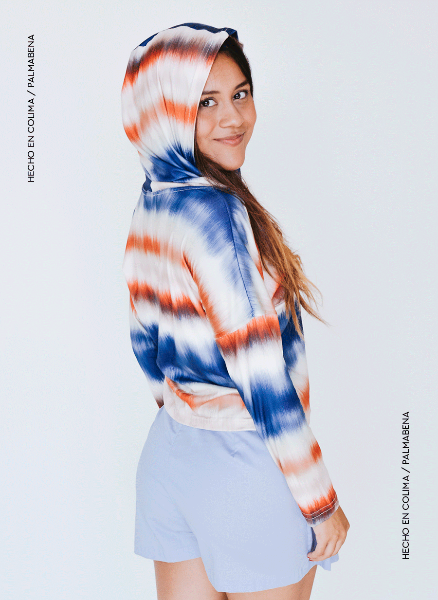 Top hoodie tie dye - 1B-107