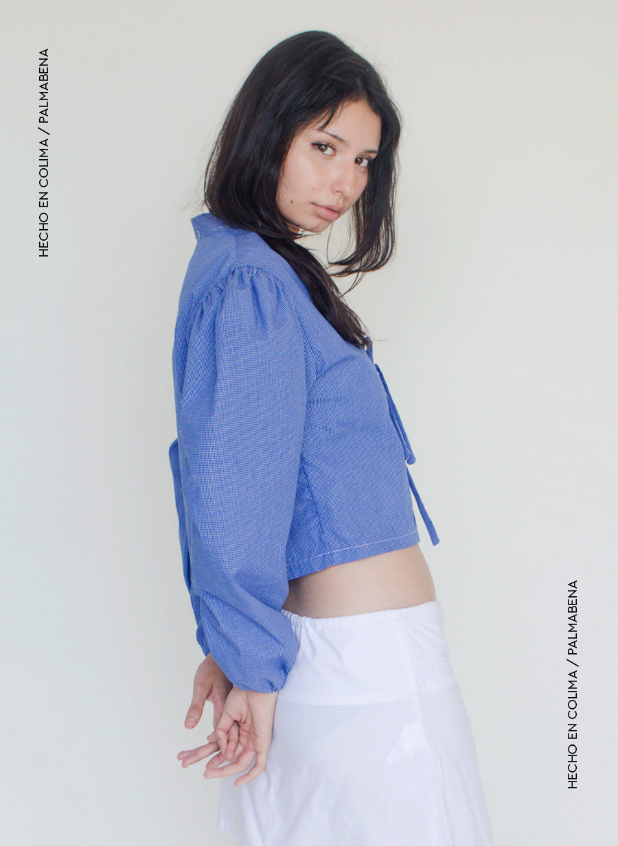 Camisa manga fruncida - 1C-81