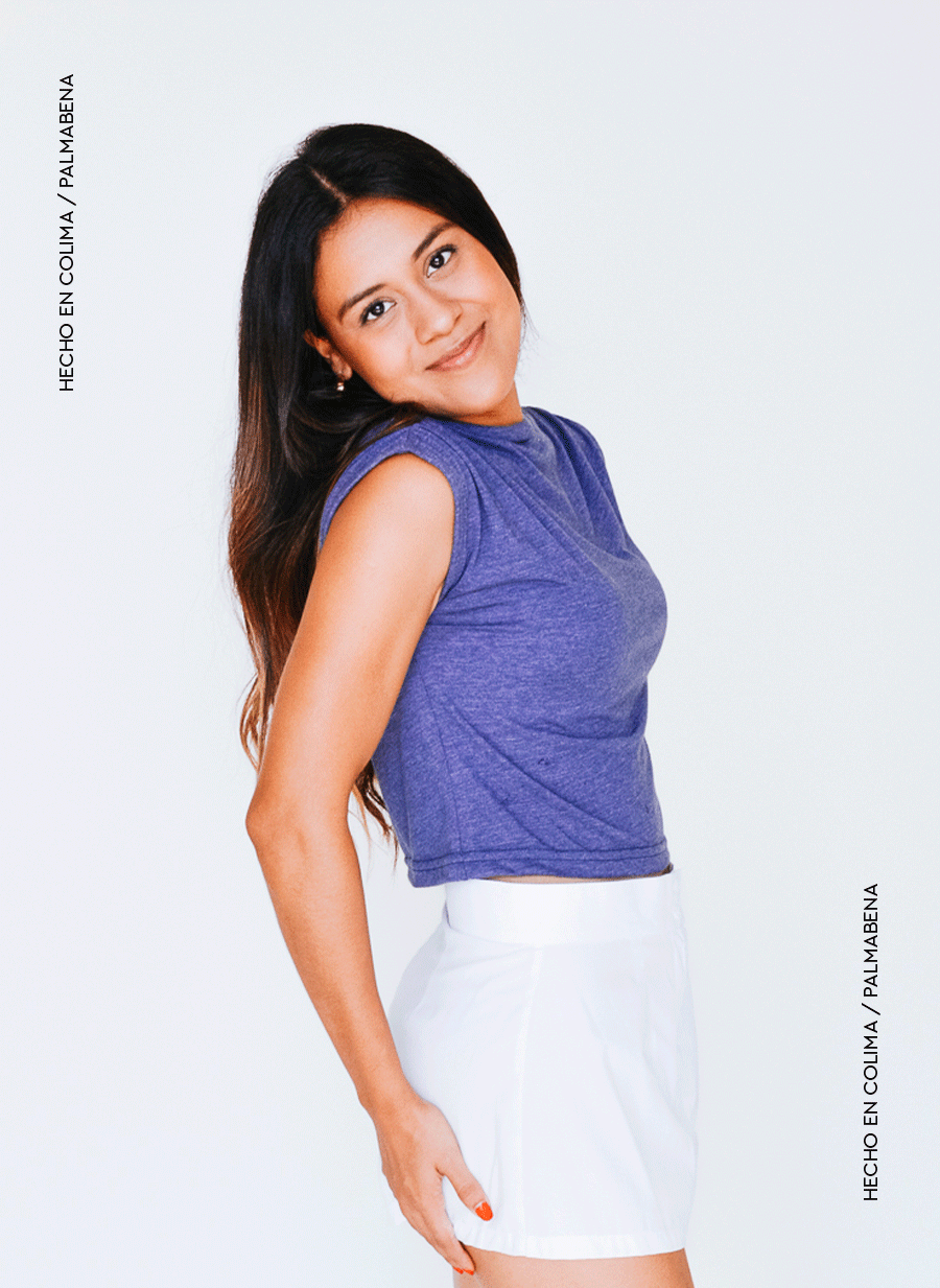Blusa fruncida en hombro - 1B-100B