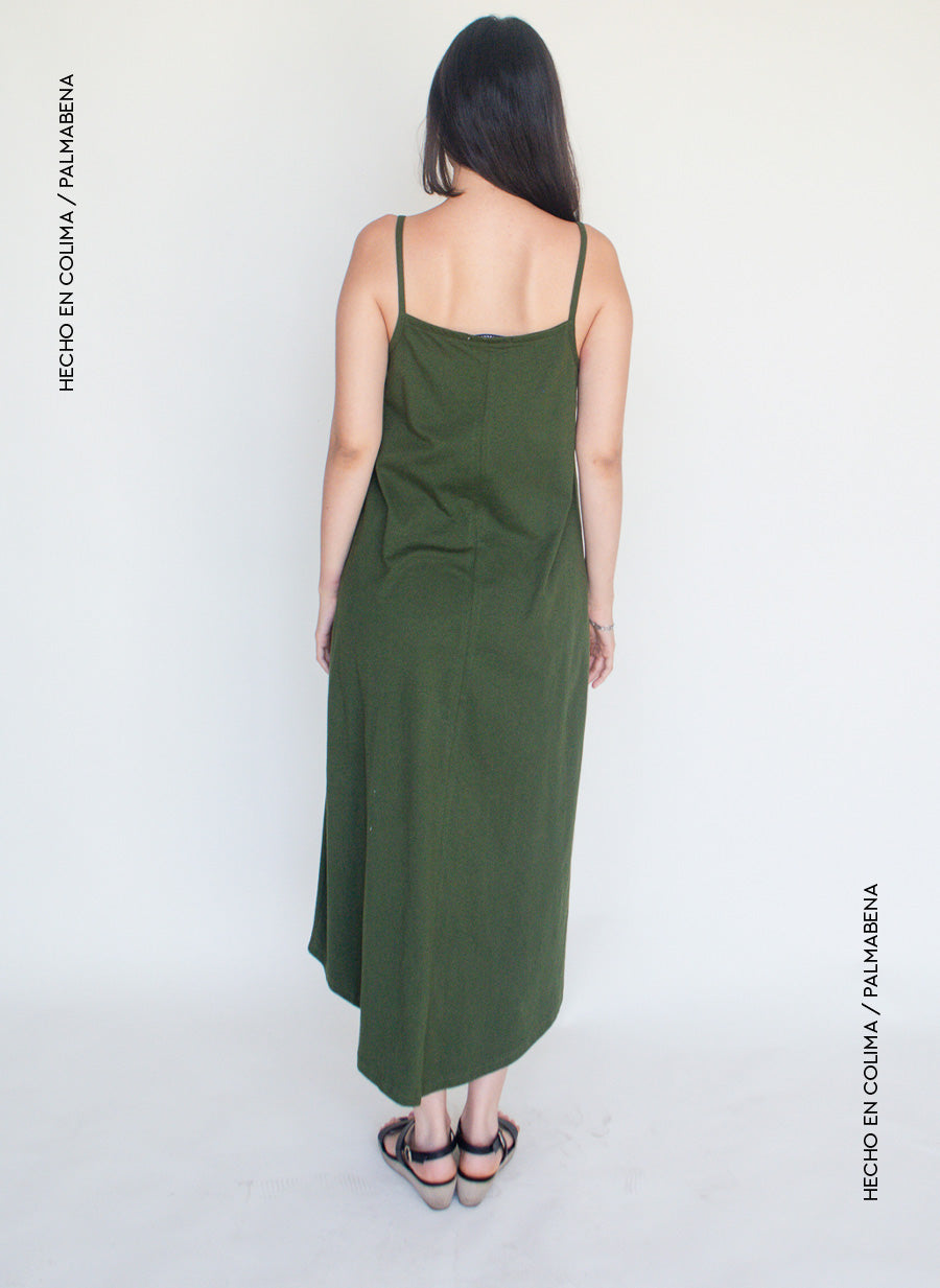 Maxi vestido tirantes midi - 1V-85B