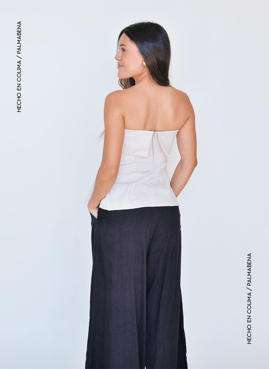 Top straple recto beige - 1B-103B