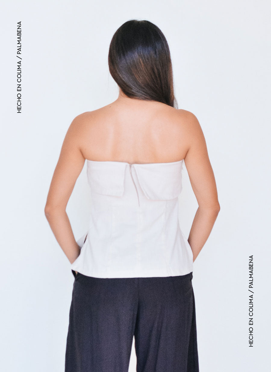 Top straple recto beige - 1B-103B