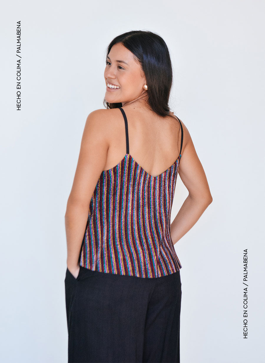 Top tirante brillos - 1B-58F
