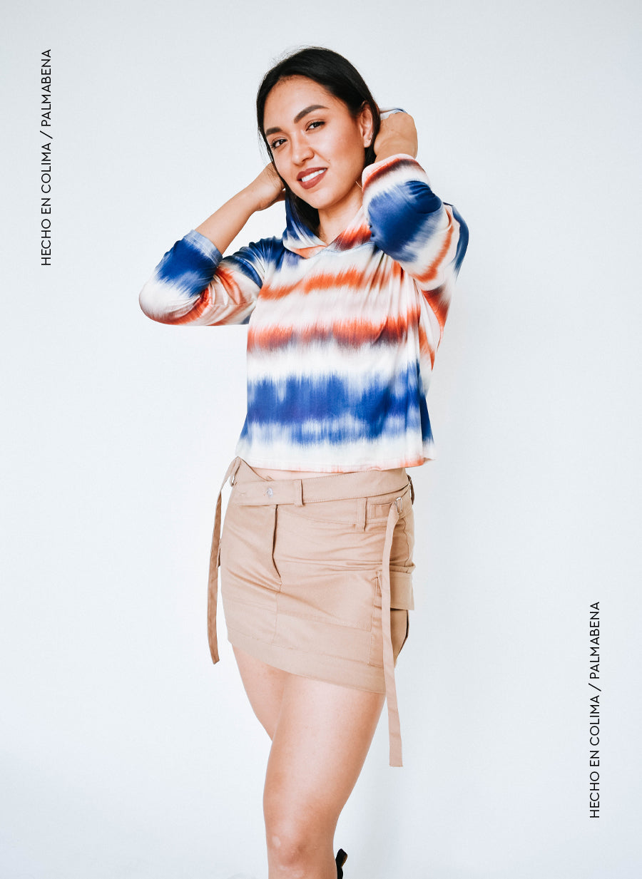 Top hoodie tie dye - 1B-107