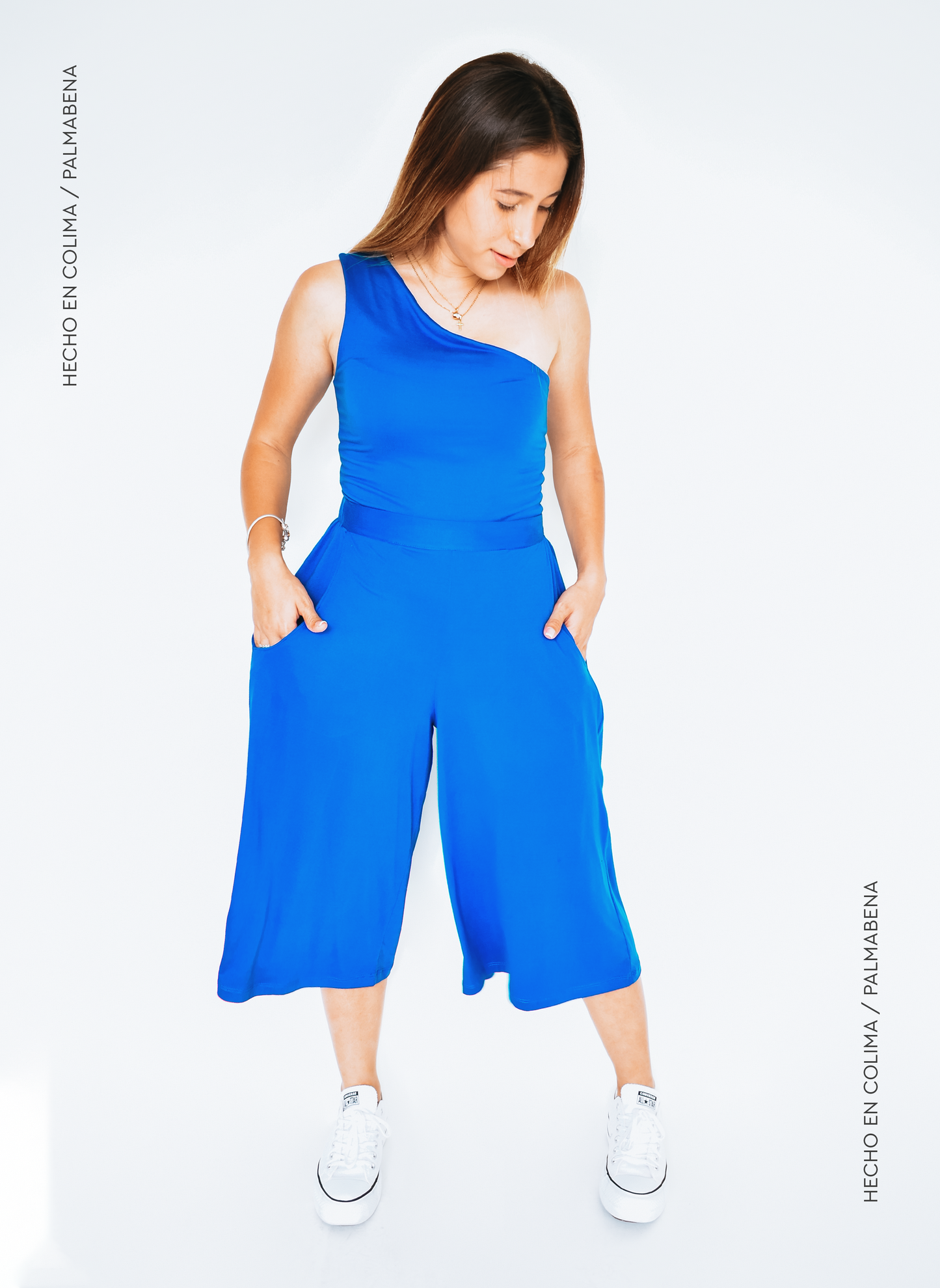 Pantalón culotte azul rey - 1P-18D