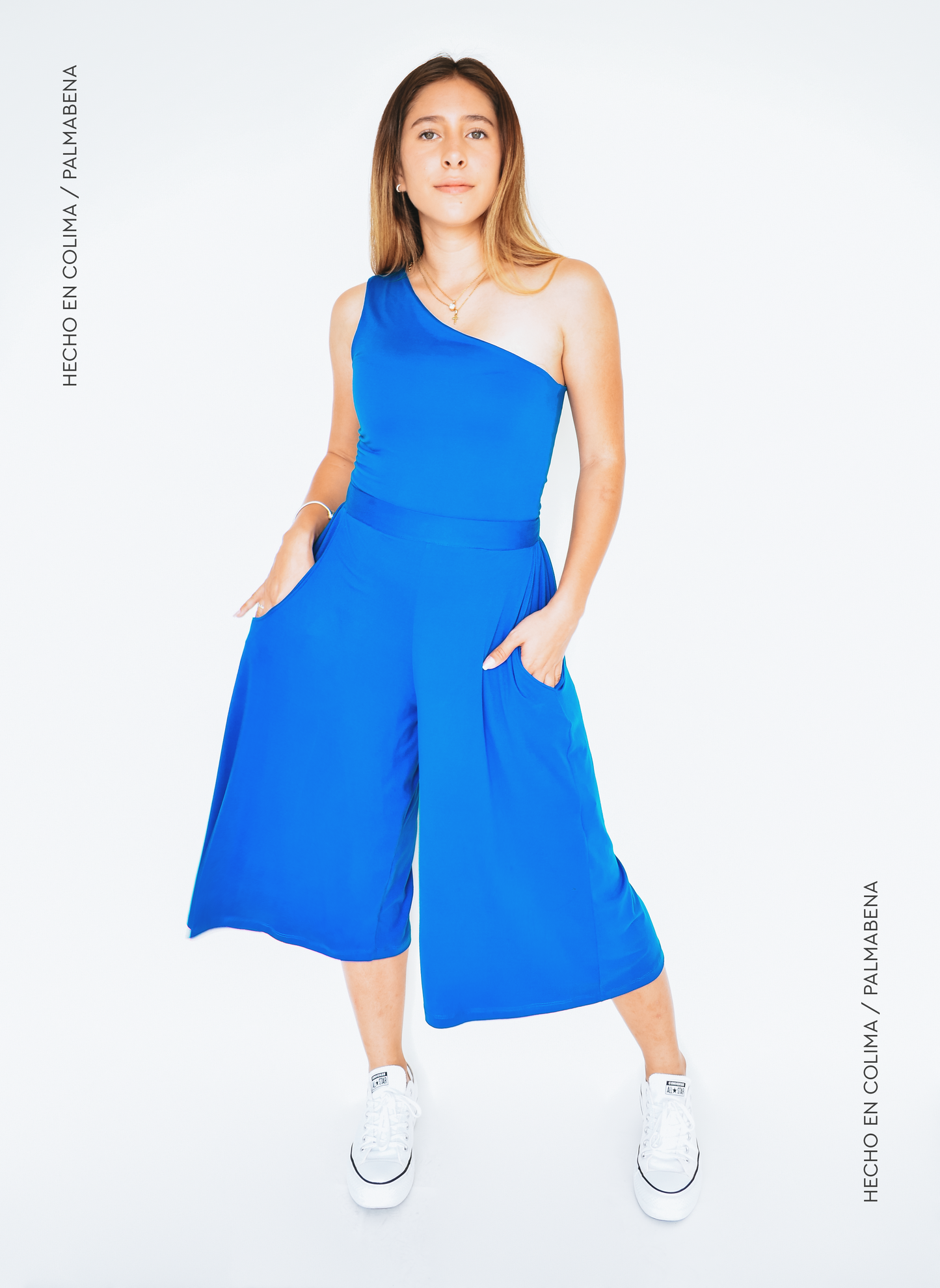 Pantalón culotte azul rey - 1P18D