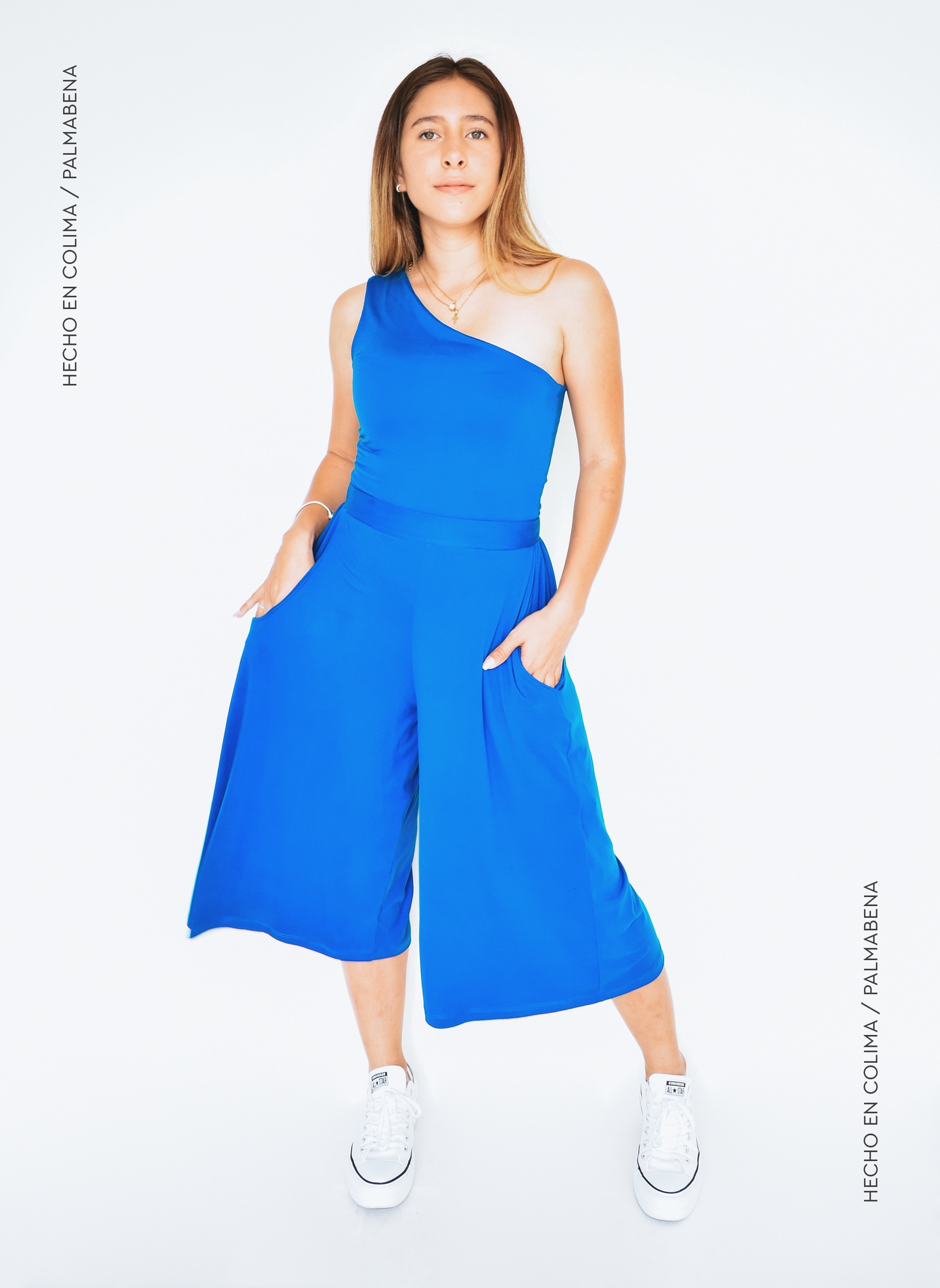 Pantalón culotte azul rey - 1P-18D