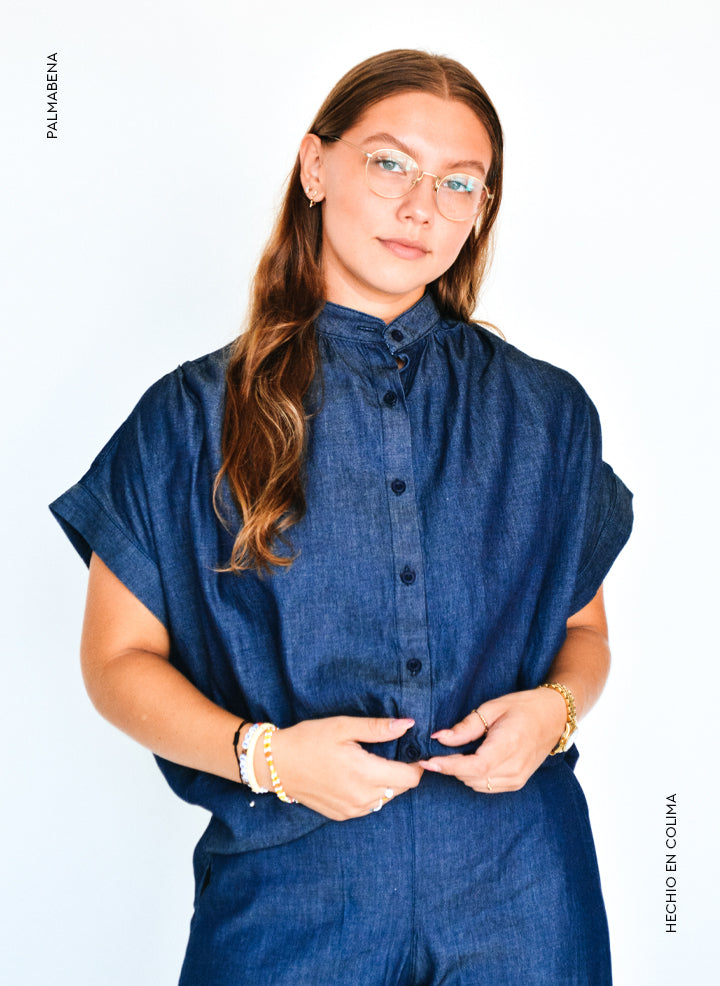 Camisa estilo mezclilla - 1C29F