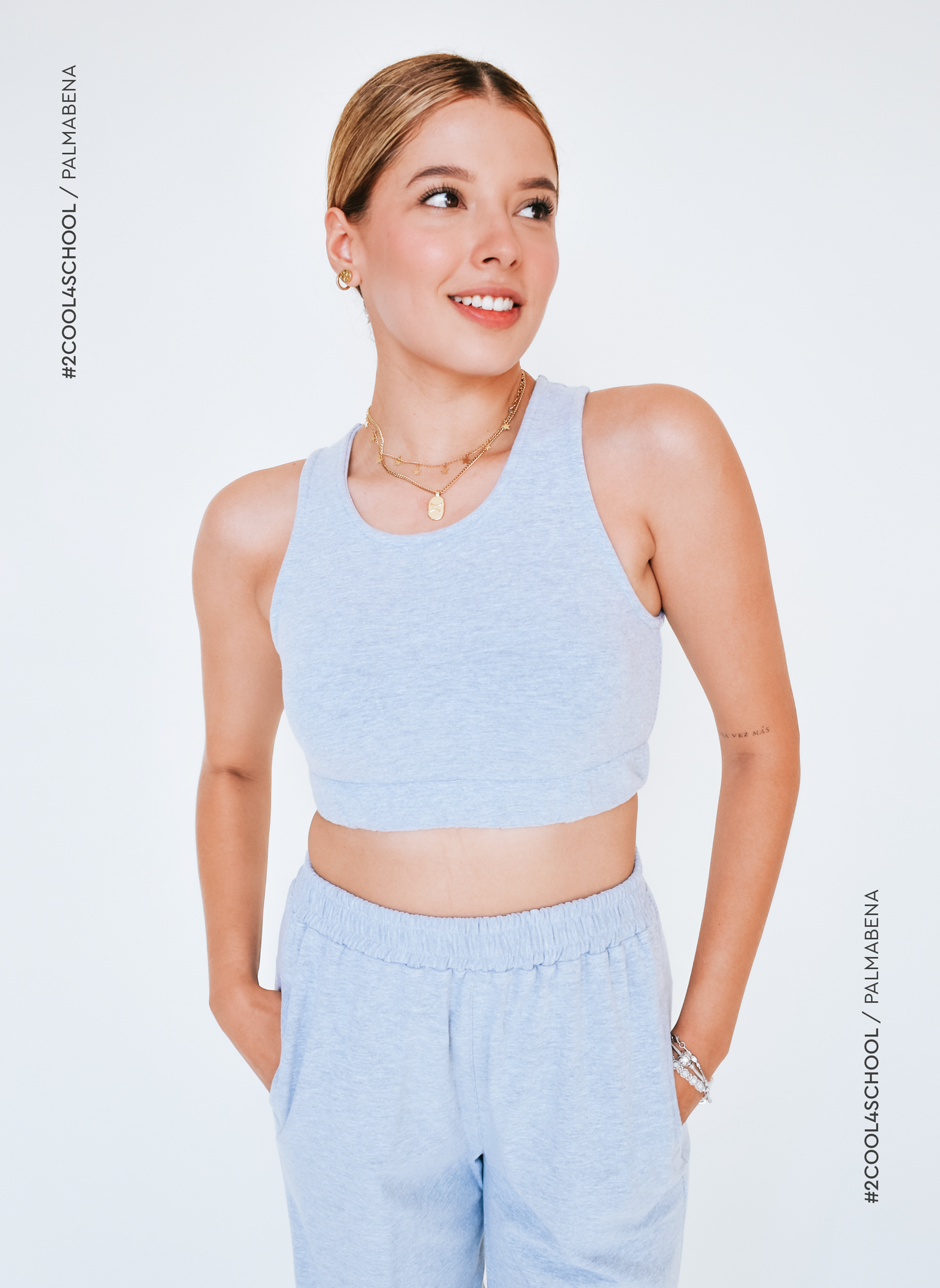 Top sporty gris- 1B92