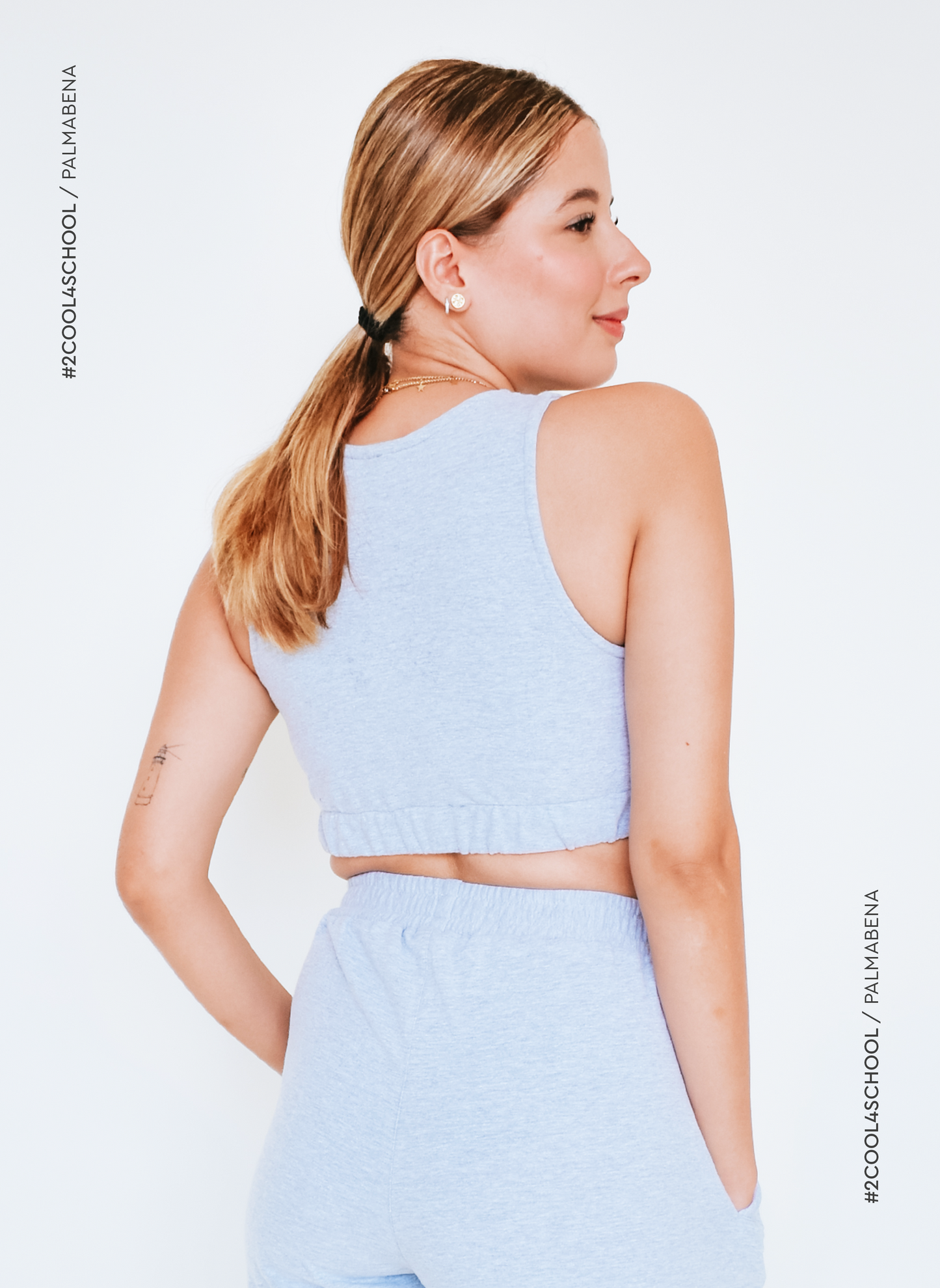 Top sporty gris- 1B92