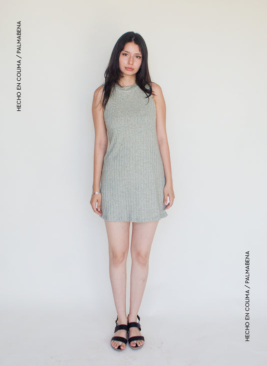 Vestido mini rib - 1V-15F