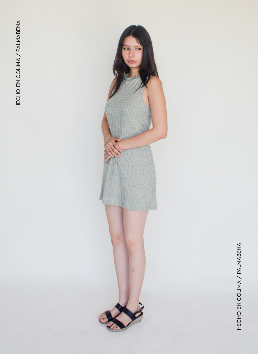 Vestido mini rib - 1V-15F
