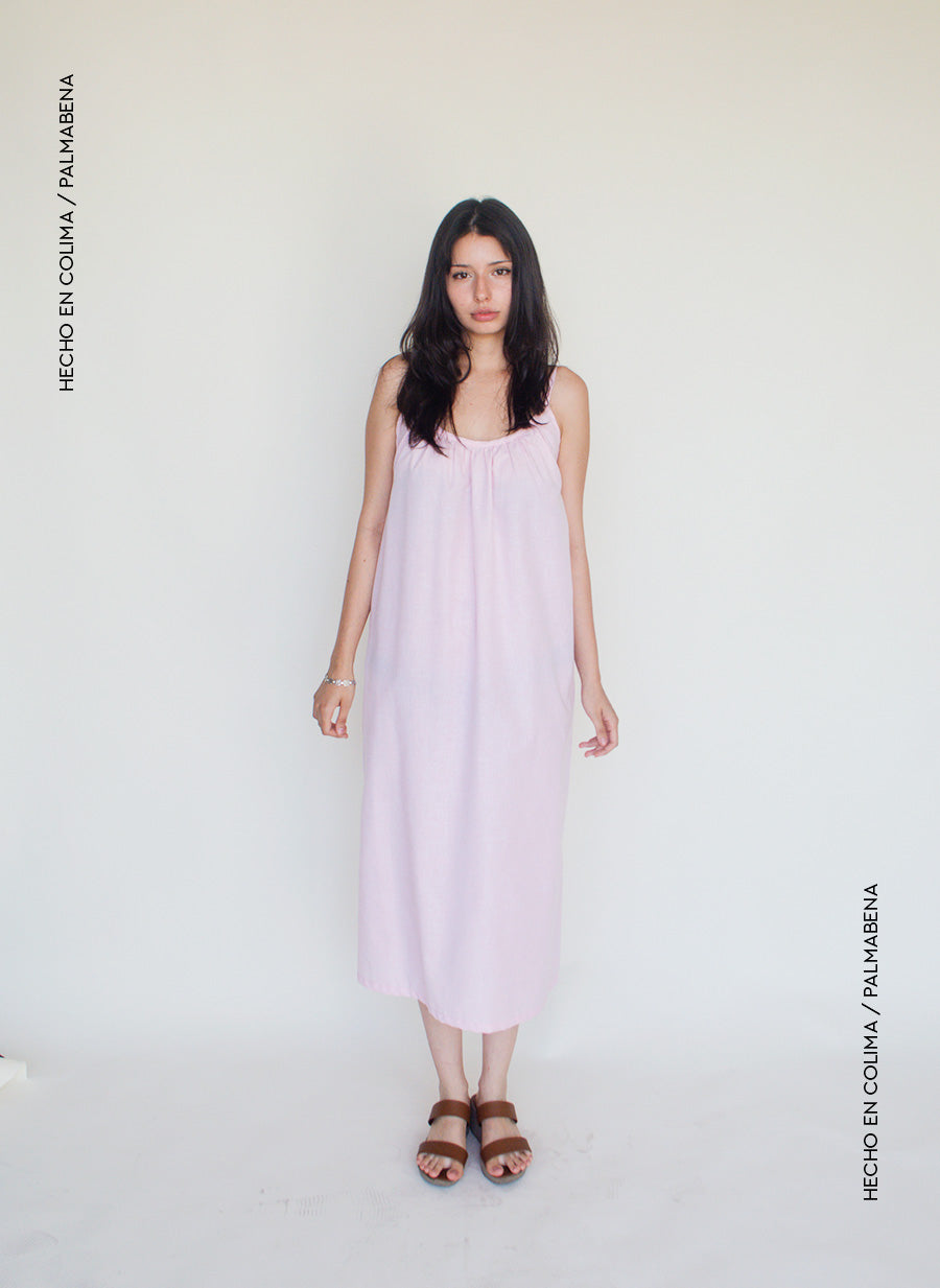 Vestido midi escote  - 1V-97