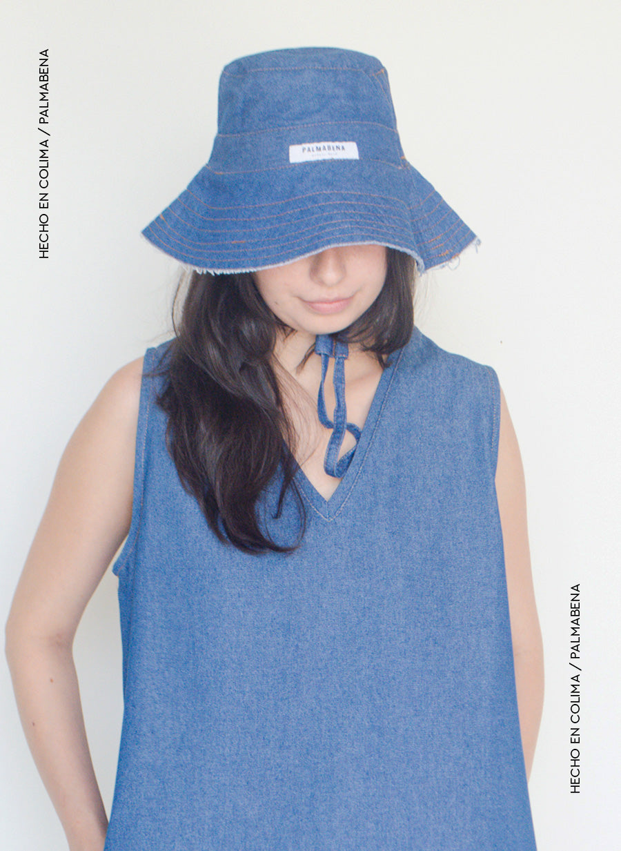 Bucket hat upcycling mezclilla - 1N-BUCKET