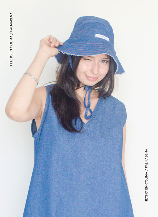 Bucket hat upcycling mezclilla - 1N-BUCKET