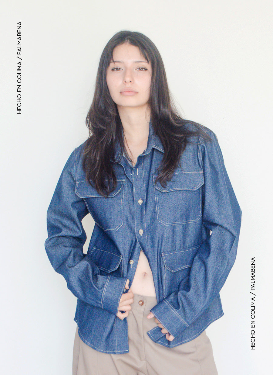 Camisa mezclilla - 1C-80