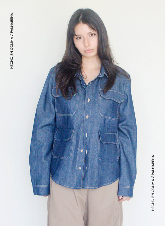 Camisa mezclilla - 1C-80