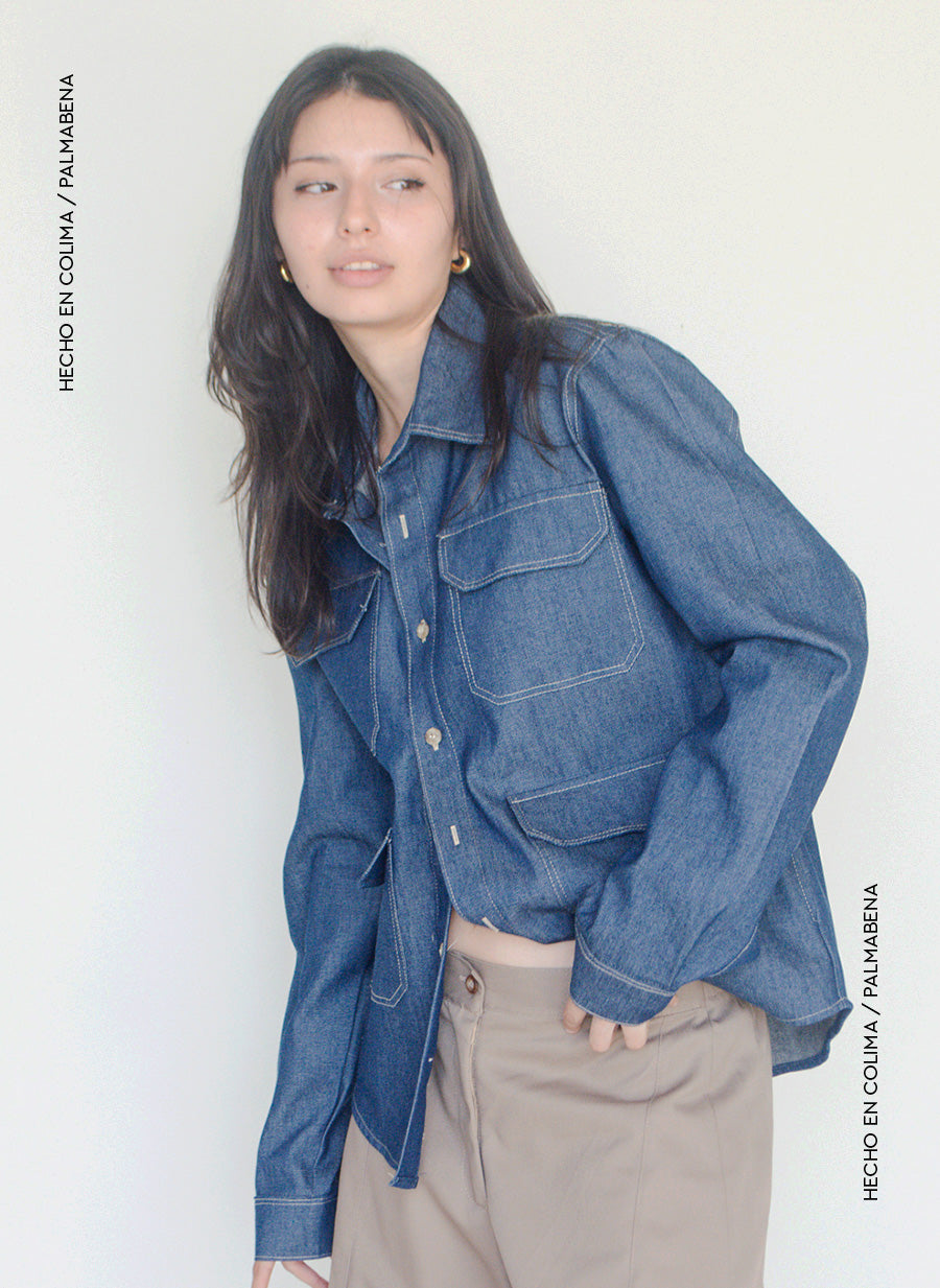 Camisa mezclilla - 1C-80