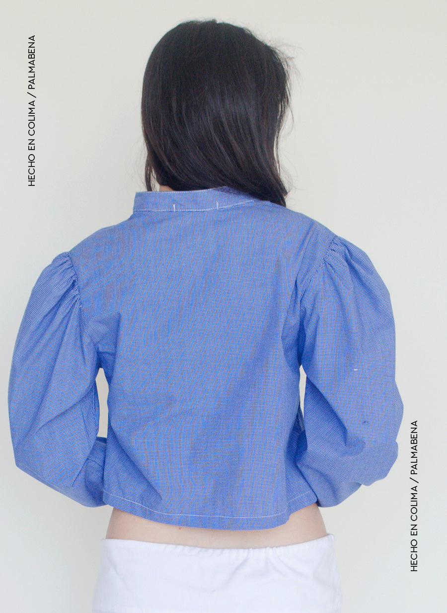 Camisa manga fruncida - 1C-81