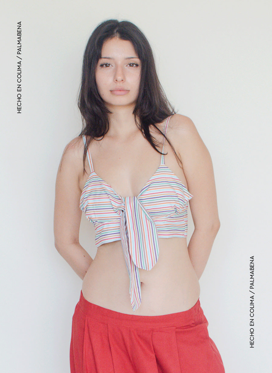 Top amarre tirante ajustable multicolor - 1B-128