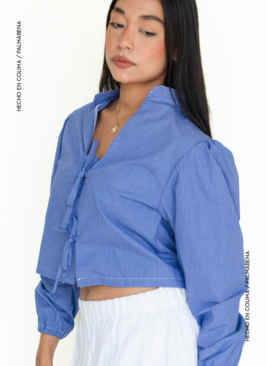 Camisa manga fruncida - 1C-81