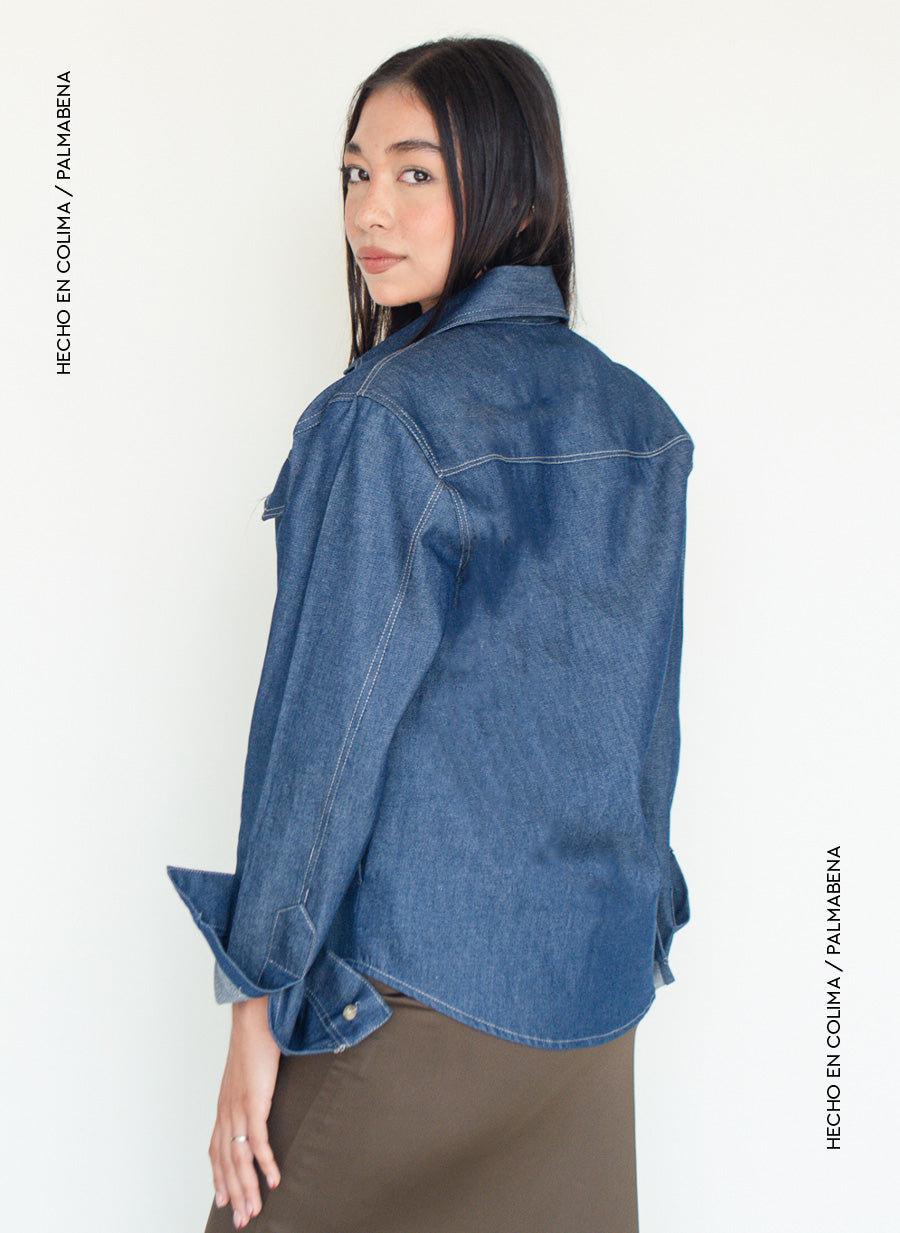 Camisa mezclilla - 1C-80