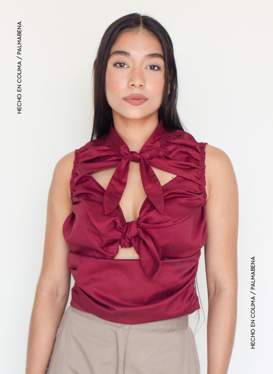 Blusa moños delanteros - 1B-131