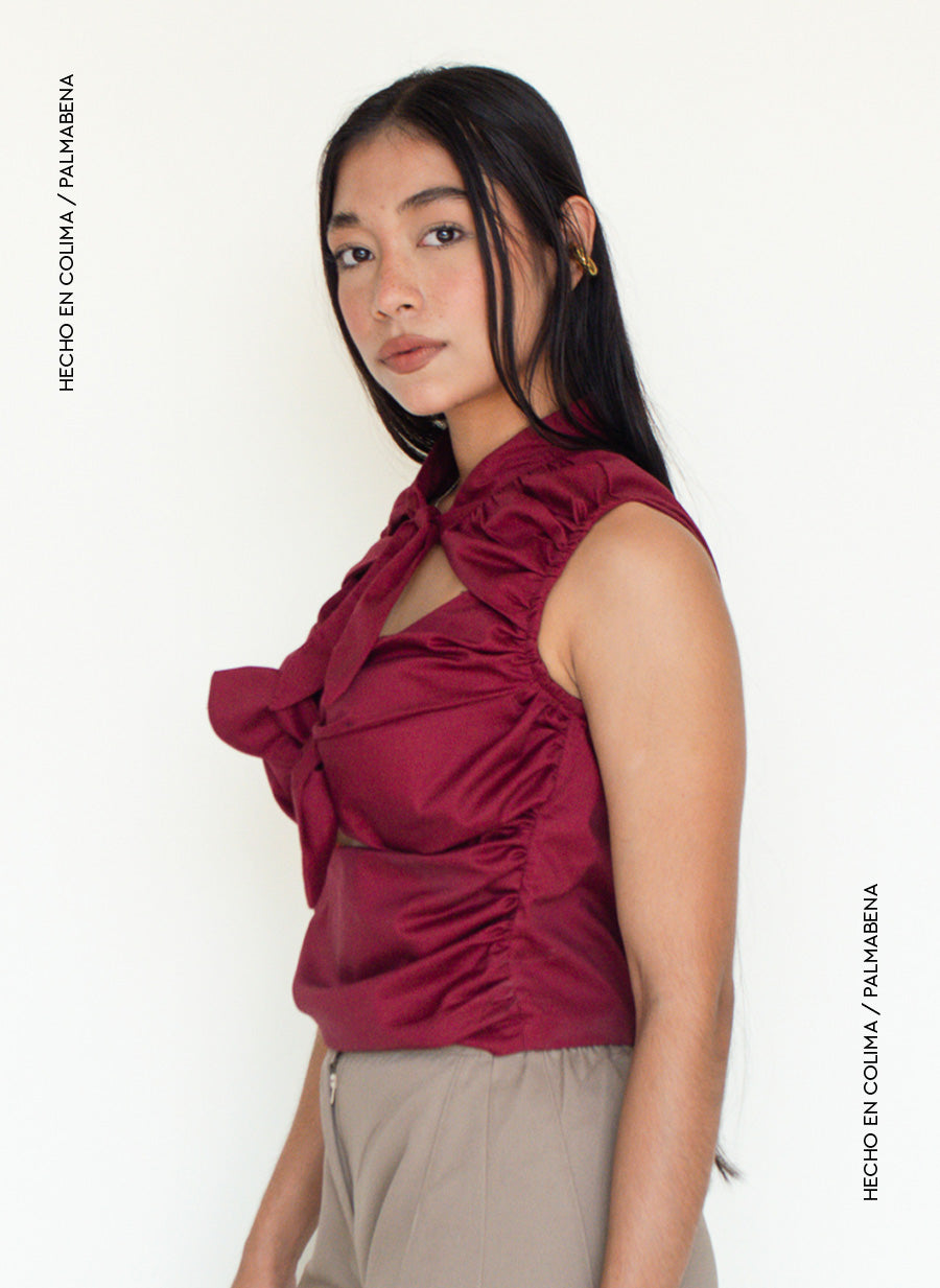 Blusa moños delanteros - 1B-131