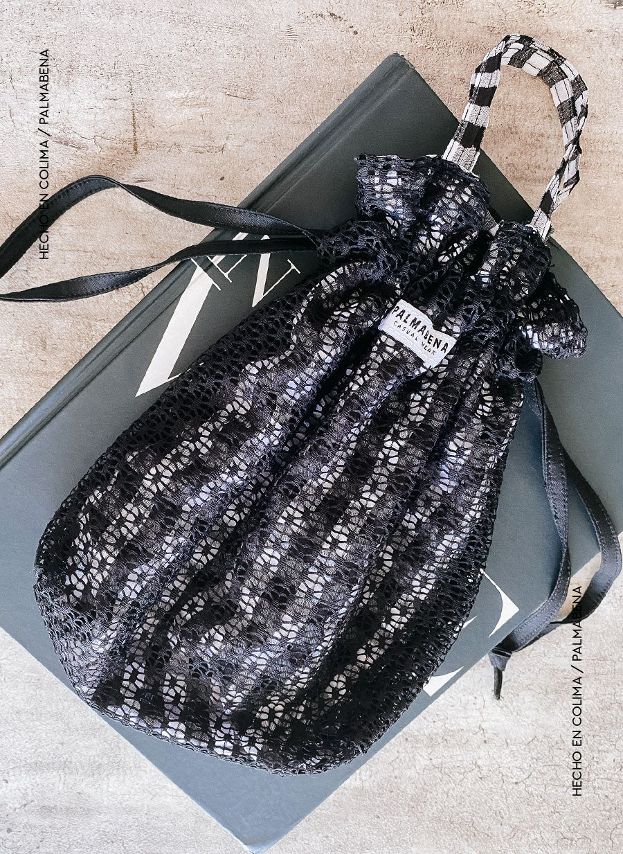 Bolsa de mano upcycling cuadros