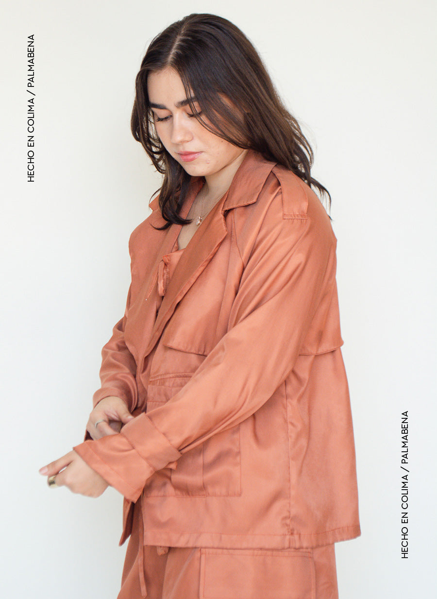 Cazadora cargo canela - 1N-35A