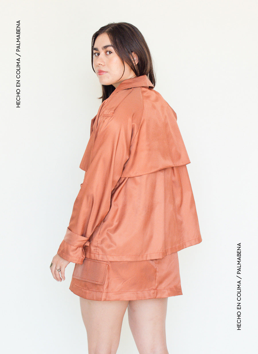 Cazadora cargo canela - 1N-35A