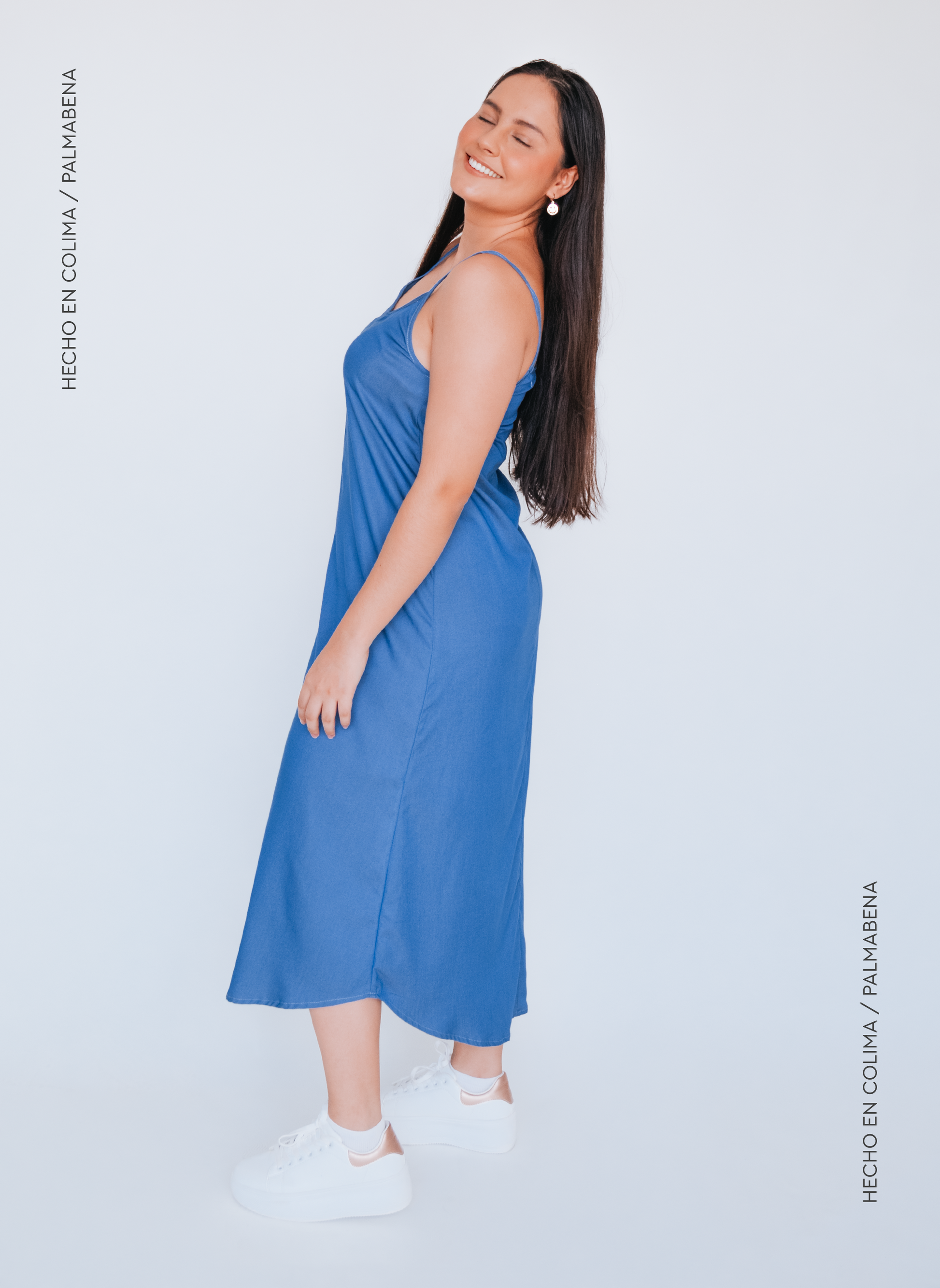 Vestido recto discount tirantes