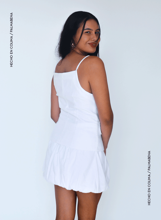 Blusa chaleco tirantes blanco - 1C-79B