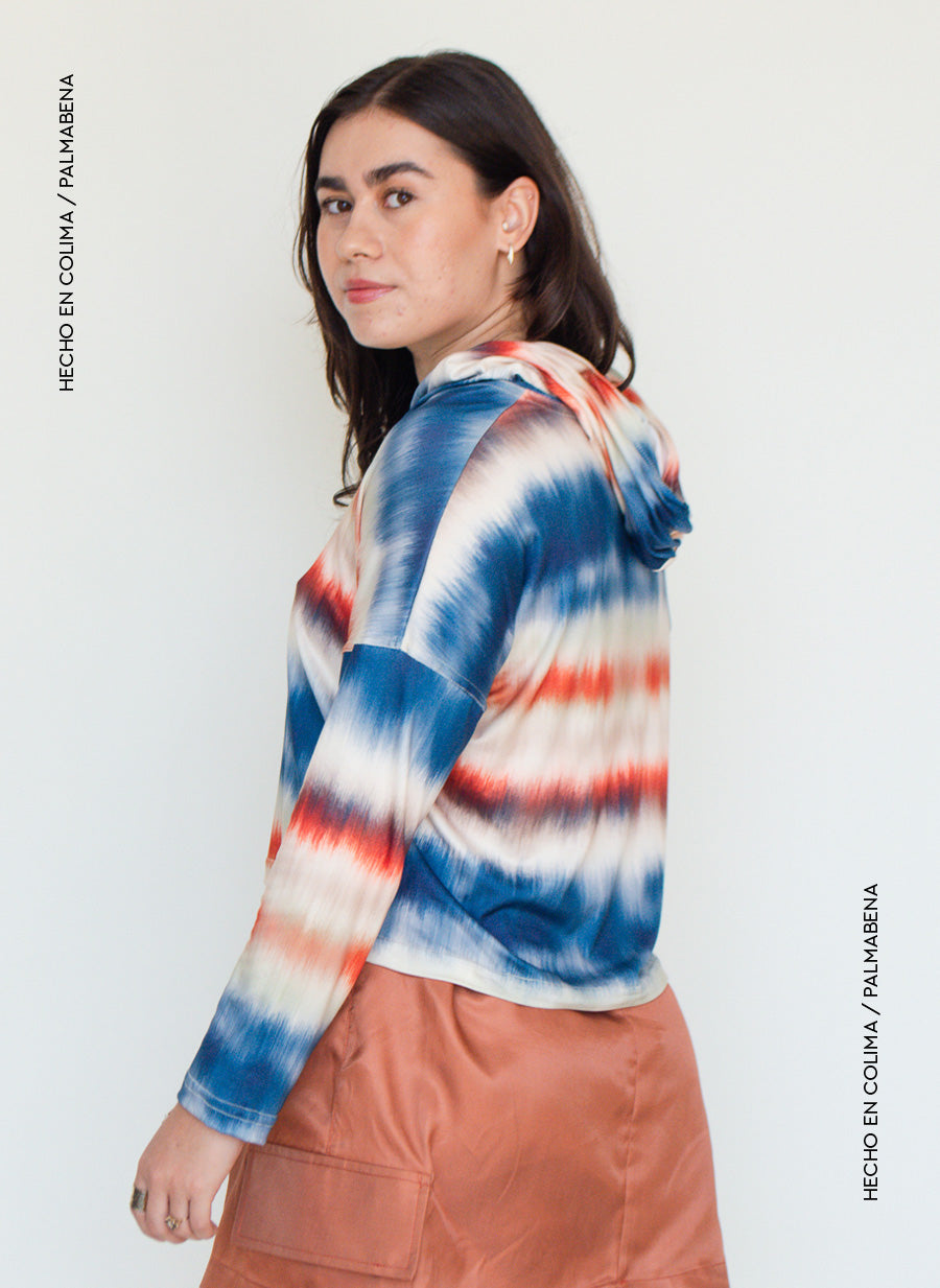 Top hoodie tie dye - 1B-107