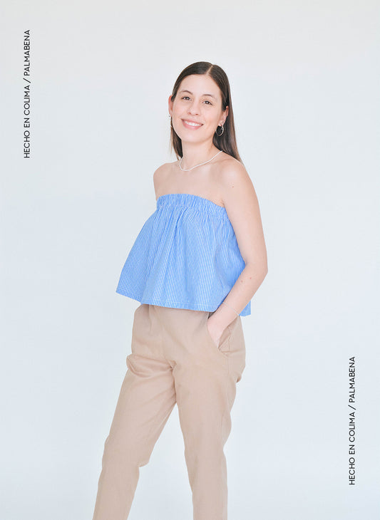 Top estraple rayas - 1B-111