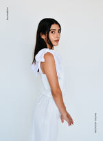 Top blanco tirantes moño - 1B-74B