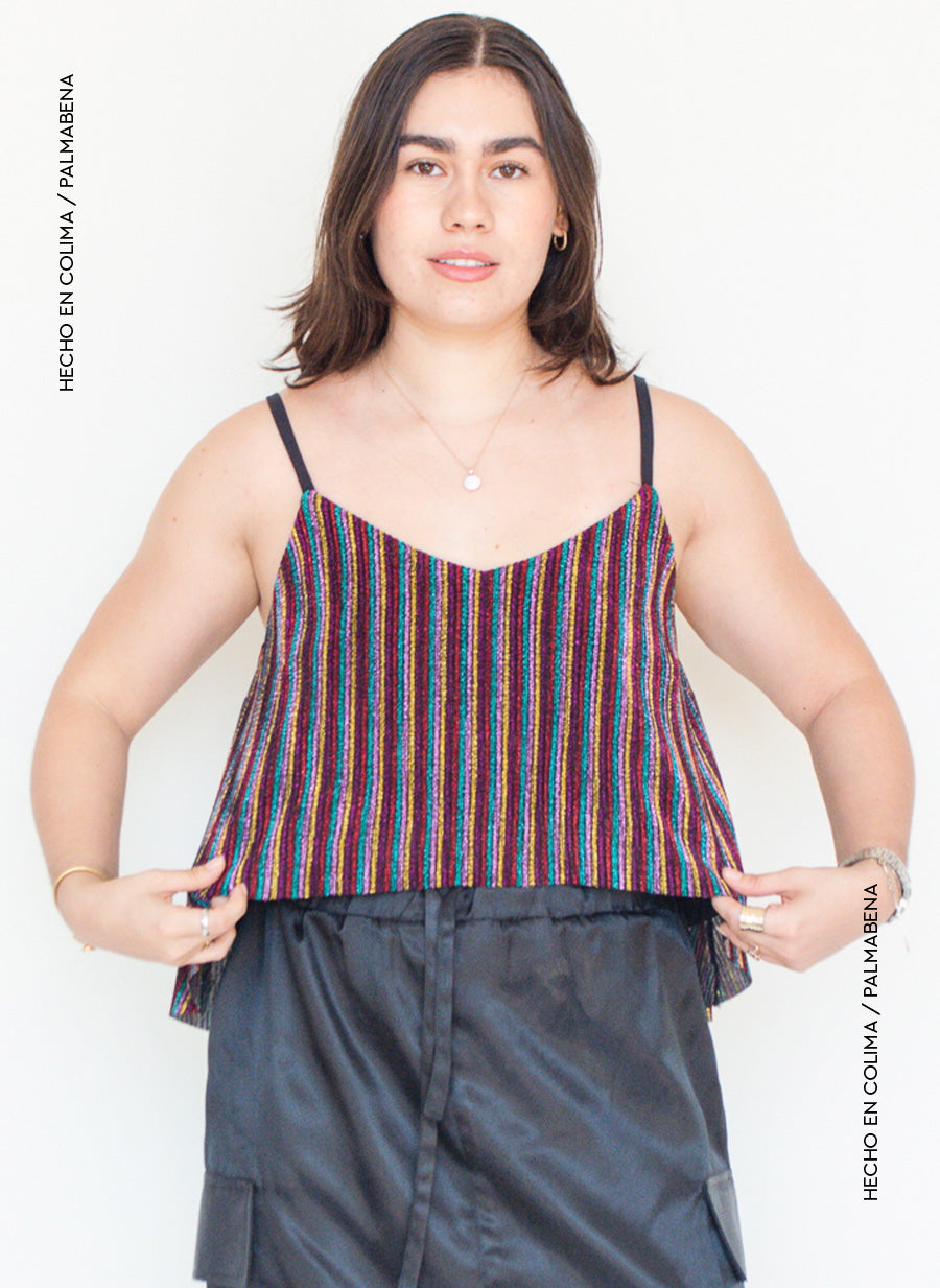 Top tirante brillos - 1B-58F