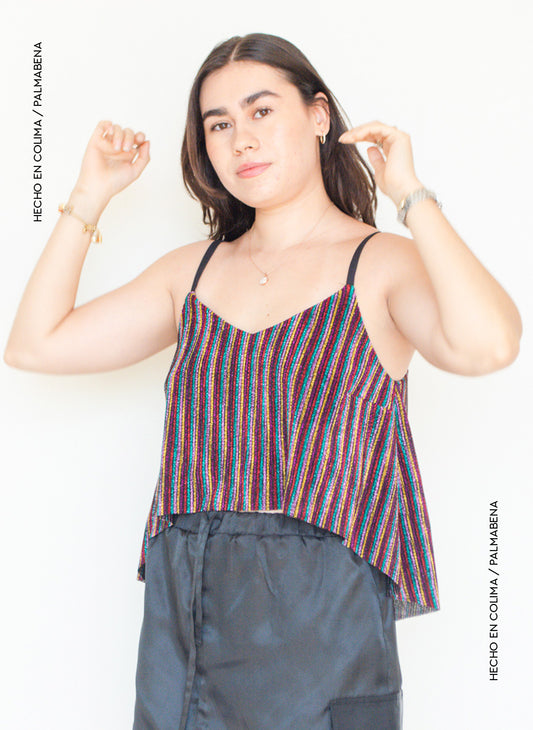Top tirante brillos - 1B-58F