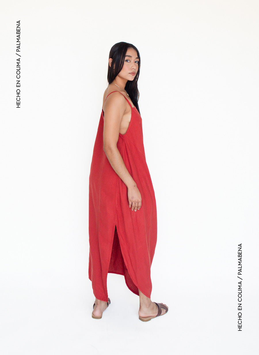 Vestido asimétrico midi - 1V-98