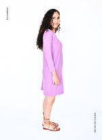 Vestido mini básico morado - 1V55C