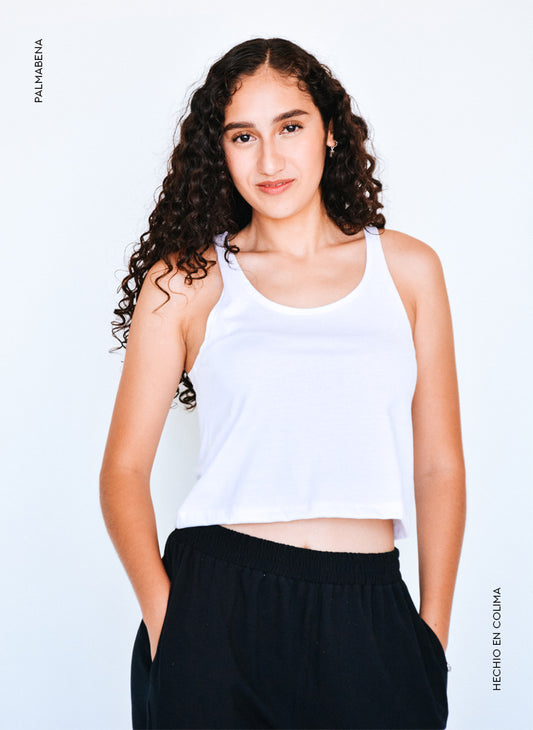 Tank top blanca  - 1B76