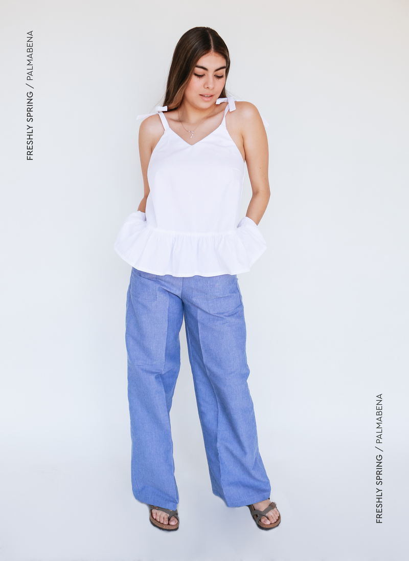 Pantalón azul bolsas - 1P-30B