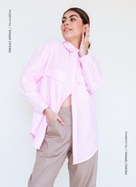Camisa Oversized Rosa Palo - 1B-71F