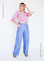 Blusa manga globo - 1B-54C