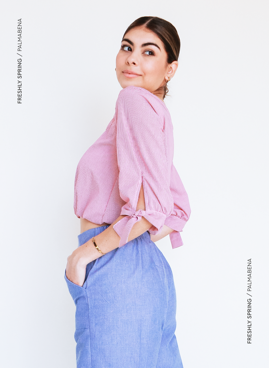 Blusa manga globo - 1B-54C